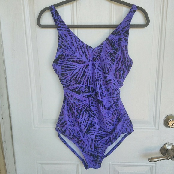 Speedo Other - Speedo Geometric Abstract Purple Swimsuit Speedo Other - Speedo Geometric Abstract Purple Swimsuit